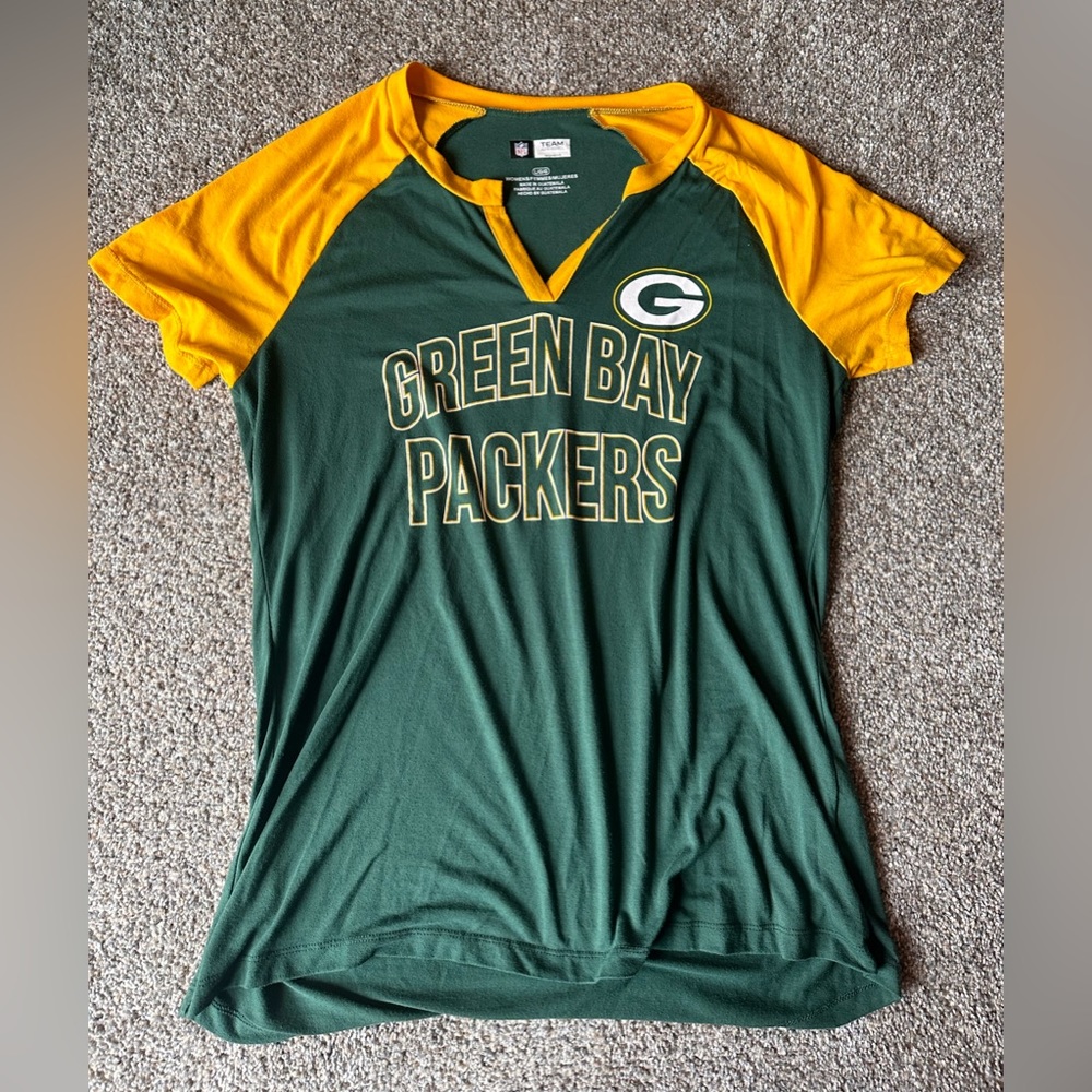 Green Bay Packers short sleeve v-neck